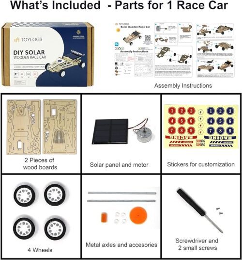 Solar Powered Toy Car Kit V23