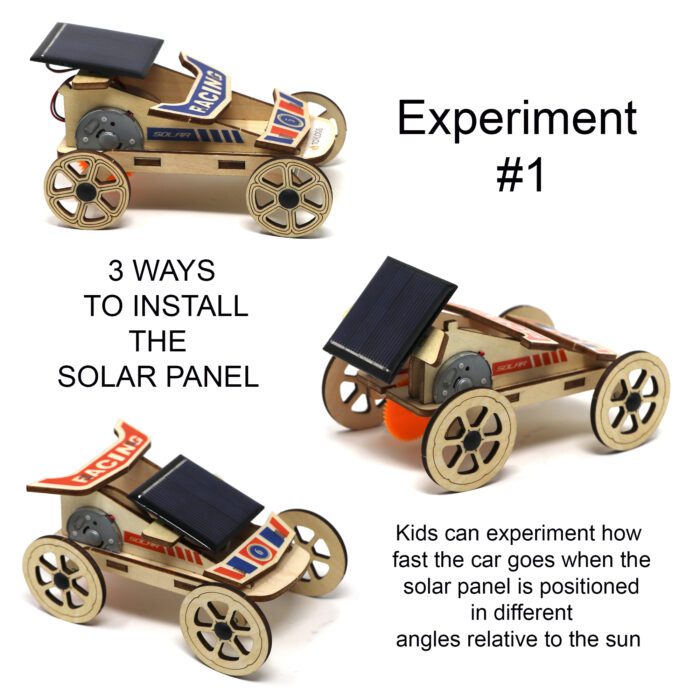 Set of 2 Mini Solar Car Kit V2 For STEM Projects DIY - Image 4