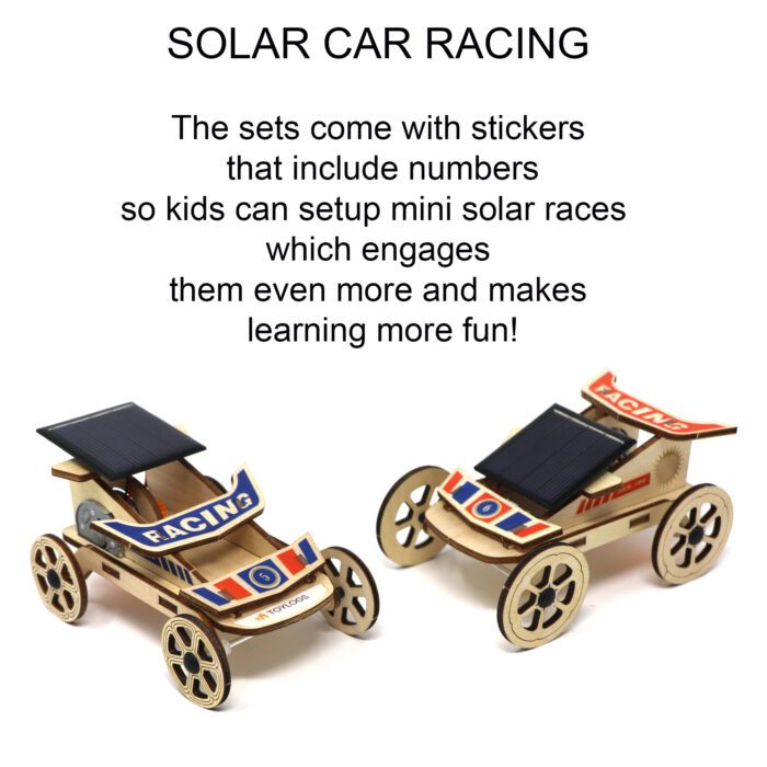 Set of 2 Mini Solar Car Kit V2 For STEM Projects DIY - Image 6