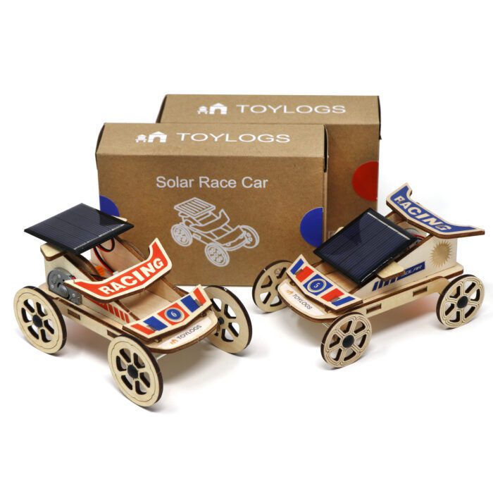 Set of 2 Mini Solar Car Kit V2 For STEM Projects DIY